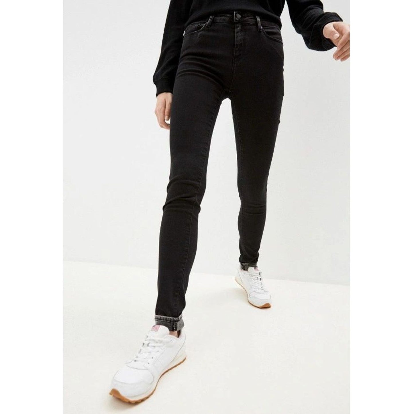 Love Moschino | Black Cotton Jeans & Pant | McRichard Designer Brands