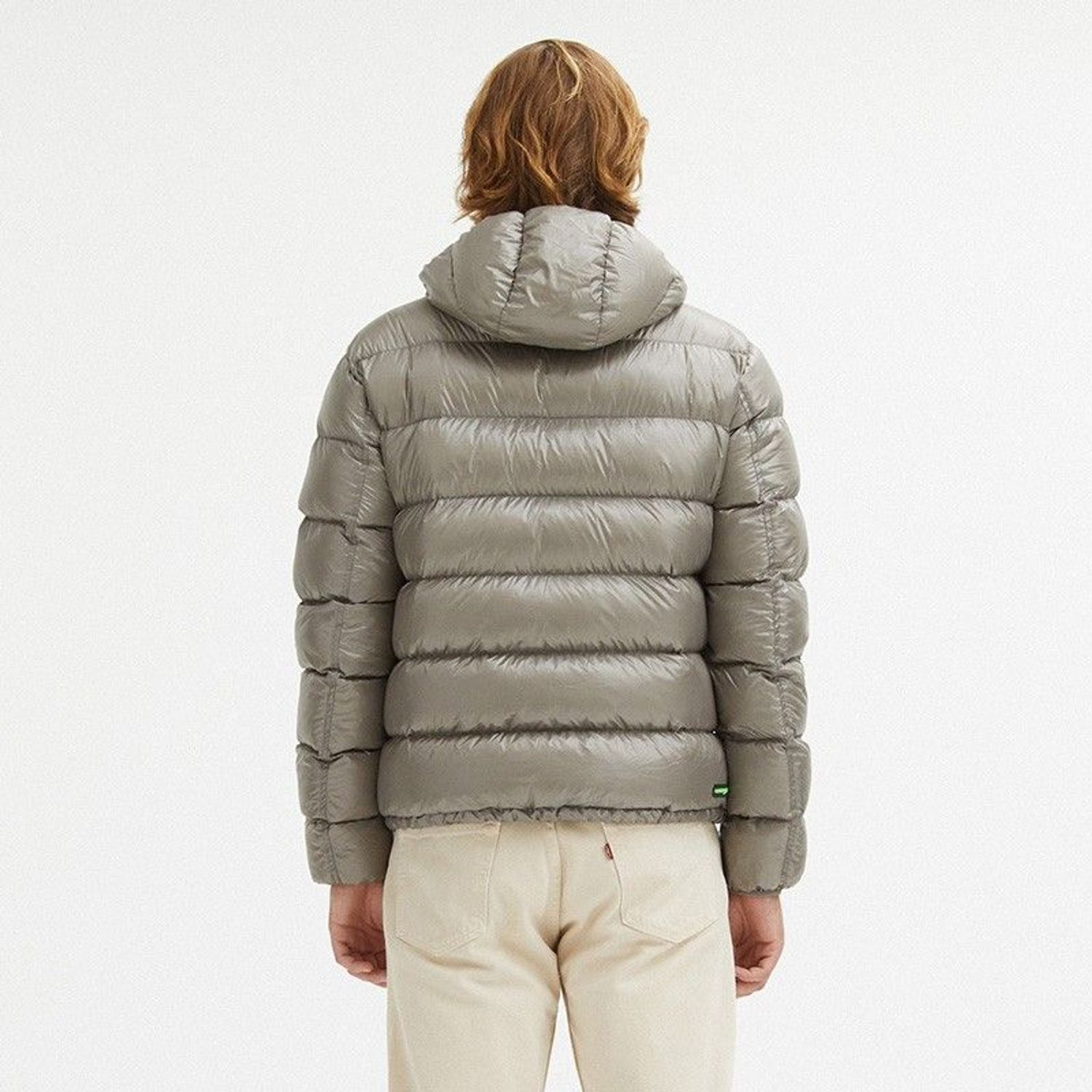 Centogrammi | Gray Nylon Jacket  | McRichard Designer Brands
