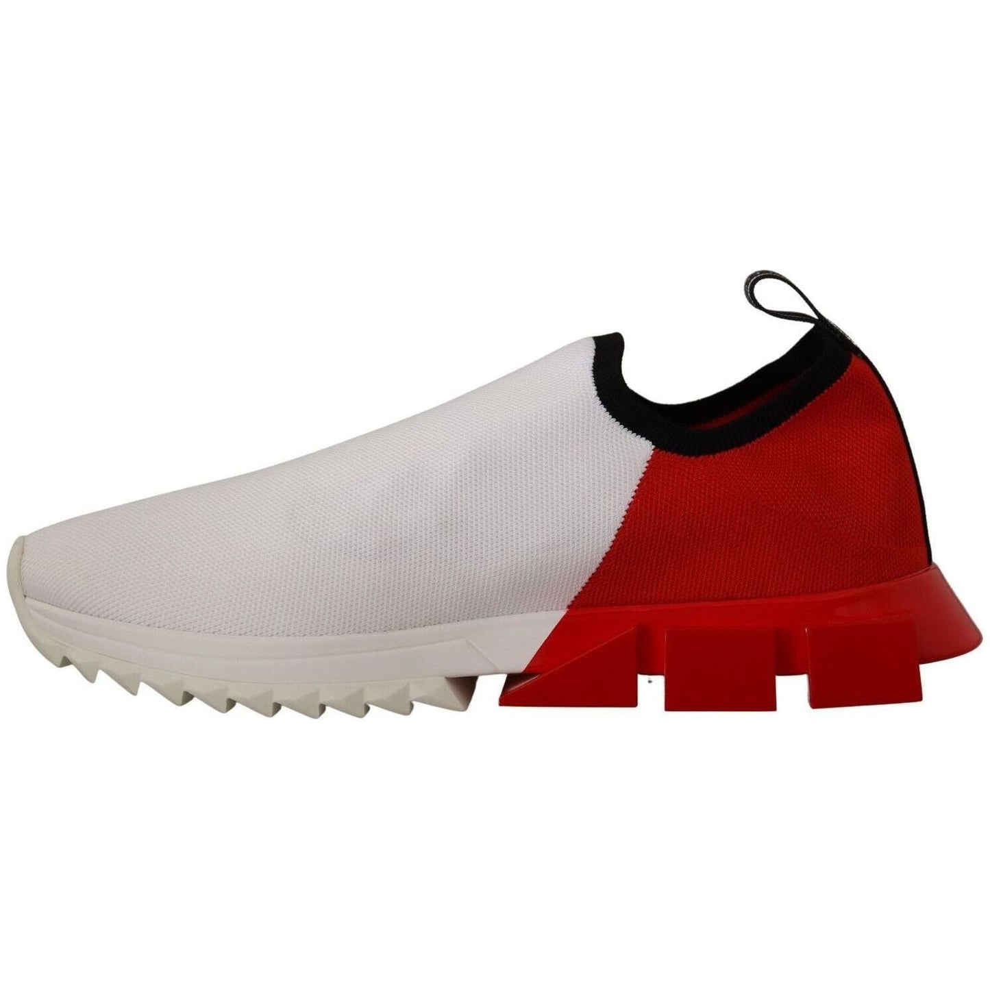 Dolce & Gabbana | White Red Sorrento Sandals Sneakers  | McRichard Designer Brands