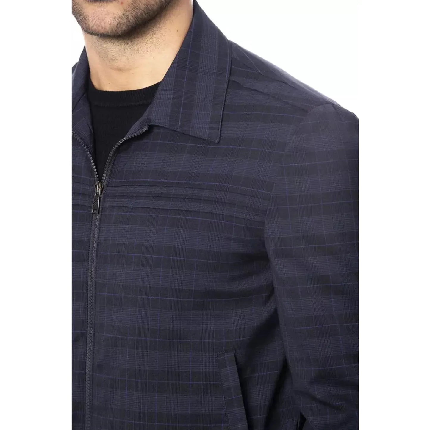 Verri | Blue Wool Jacket | McRichard Designer Brands