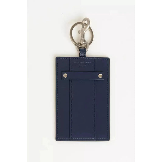 Trussardi | Blue Leather Keychain | McRichard Designer Brands