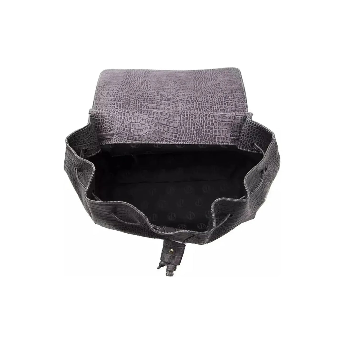 Pompei Donatella | Gray Leather Handbag  | McRichard Designer Brands