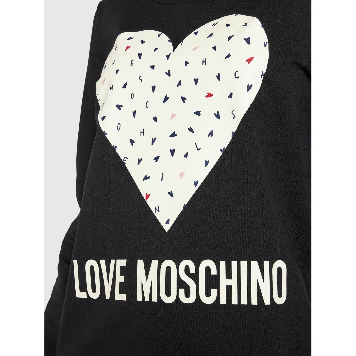 Love Moschino | Black Cotton Dress  | McRichard Designer Brands