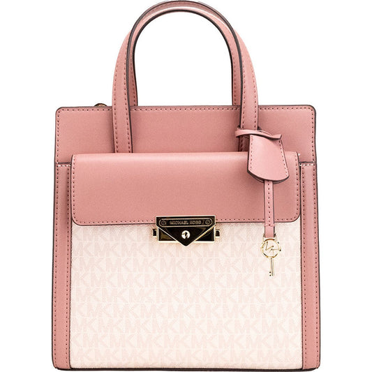 Michael Kors | Cece Small Pink PVC North South Flap Tote Crossbody Bag Purse  | McRichard Designer Brands
